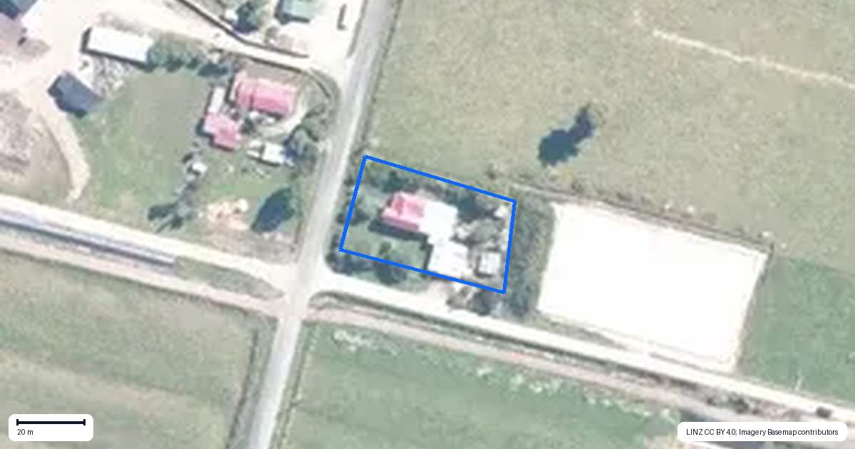Property context map for 5 Baker Creek Road, Karamea
