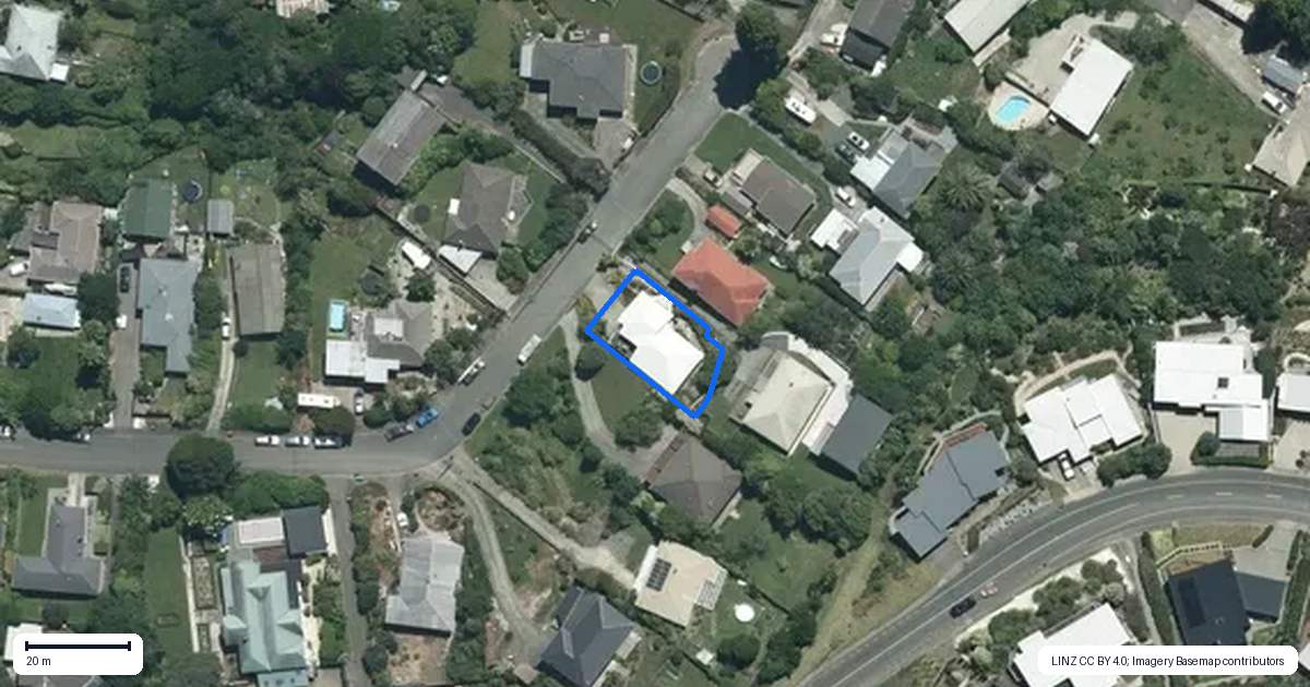 Property context map for 20 Greenhill Road, Wakatu, Nelson
