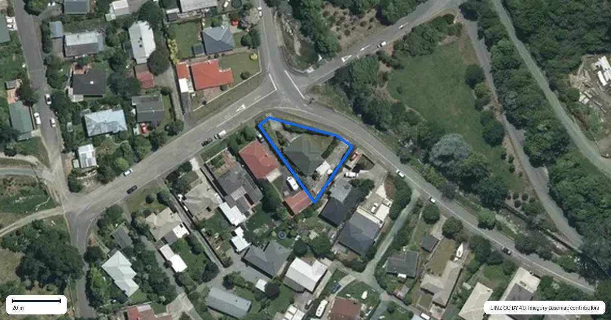 Property context map for 7 Blick Terrace, The Brook, Nelson