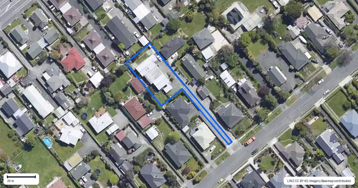 Property context map for 2/23A Edward Street, Richmond