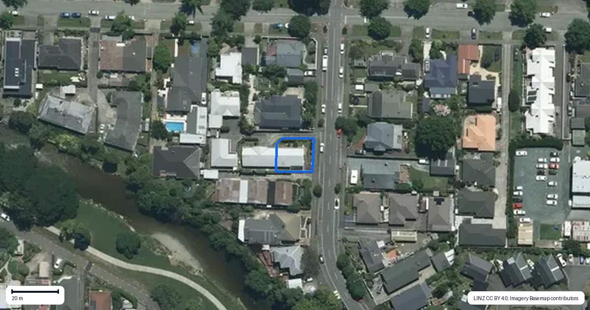 Property context map for 66 Tasman Street, The Wood, Nelson