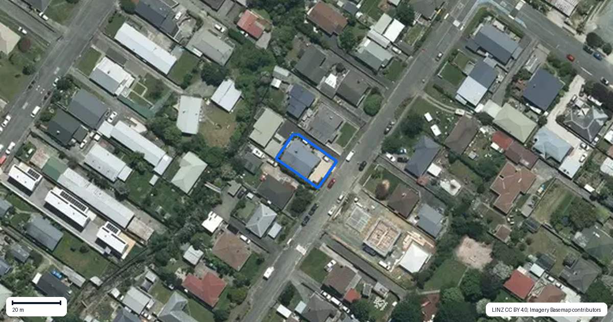 Property context map for 200 Kawai Street South, Nelson South, Nelson