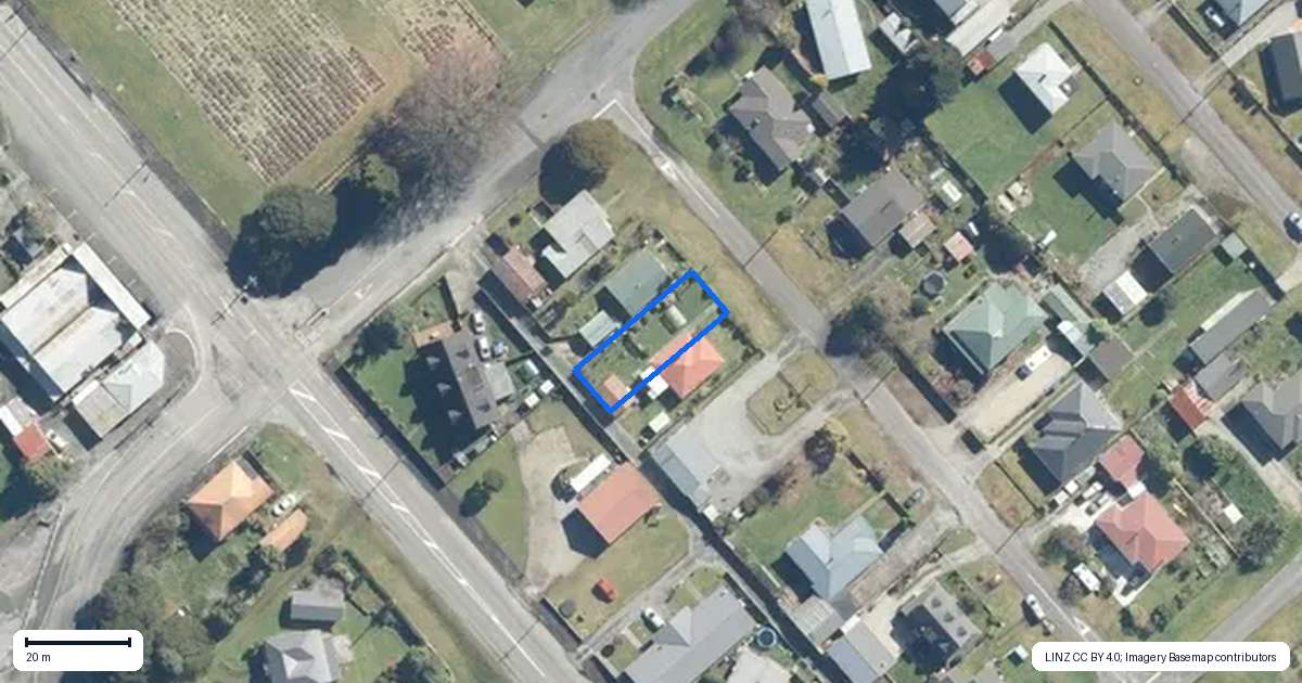 Property context map for 60 Main Street, Reefton