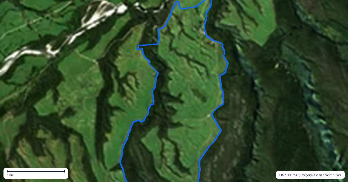 Property context map for 220 Quartz Range Road, Bainham, Collingwood