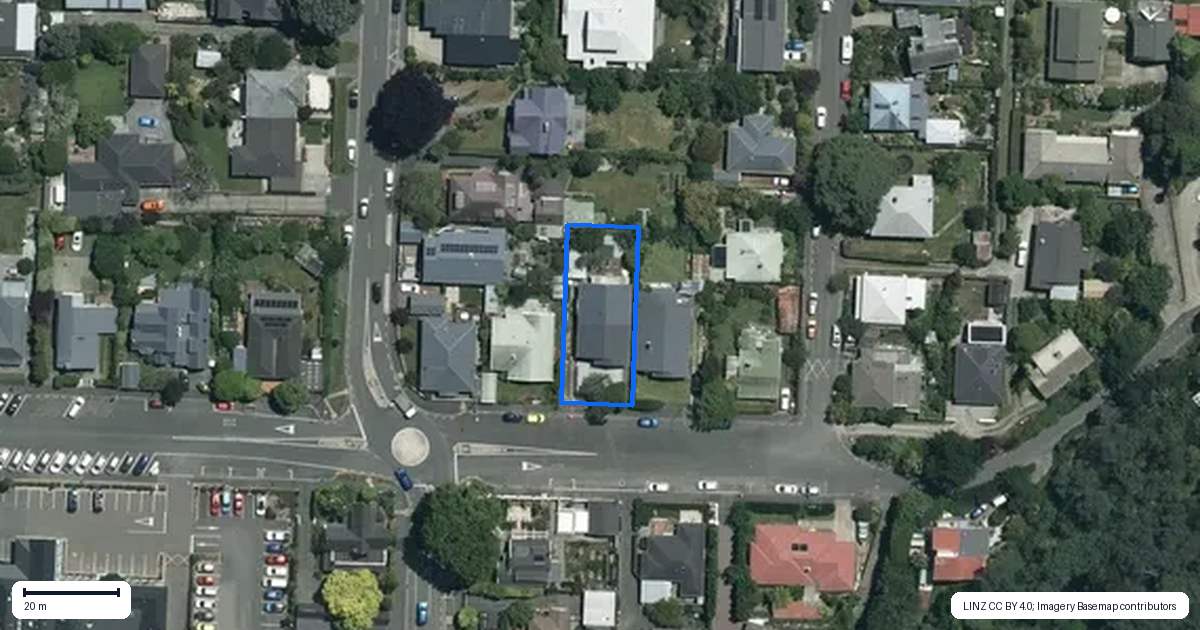 Property context map for 53 Manuka Street, Nelson