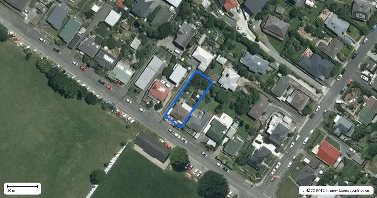 Property context map for 21 Franklyn Street, Nelson South, Nelson