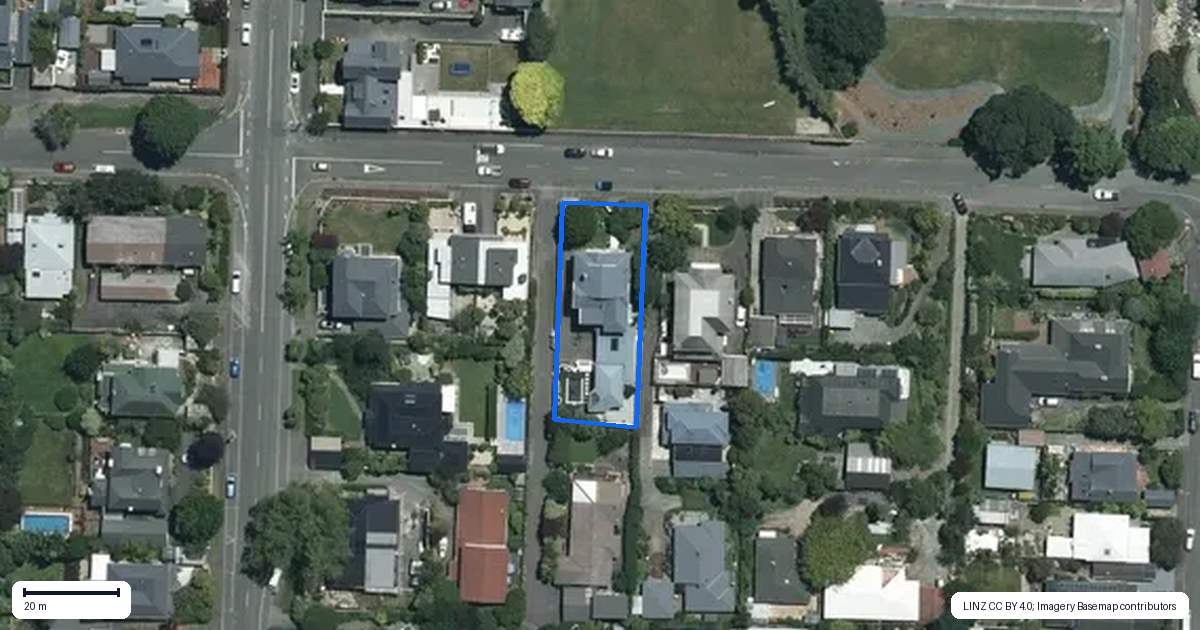 Property context map for 46 Bronte Street, Nelson