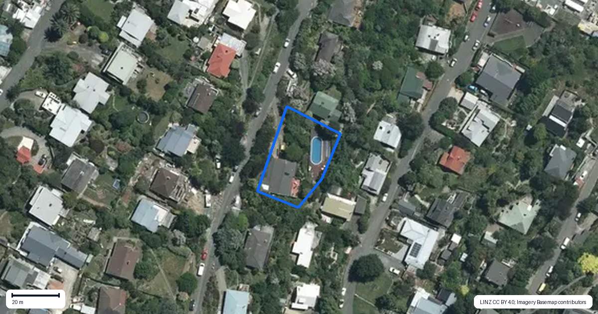 Property context map for 50 Beachville Crescent, Beachville, Nelson
