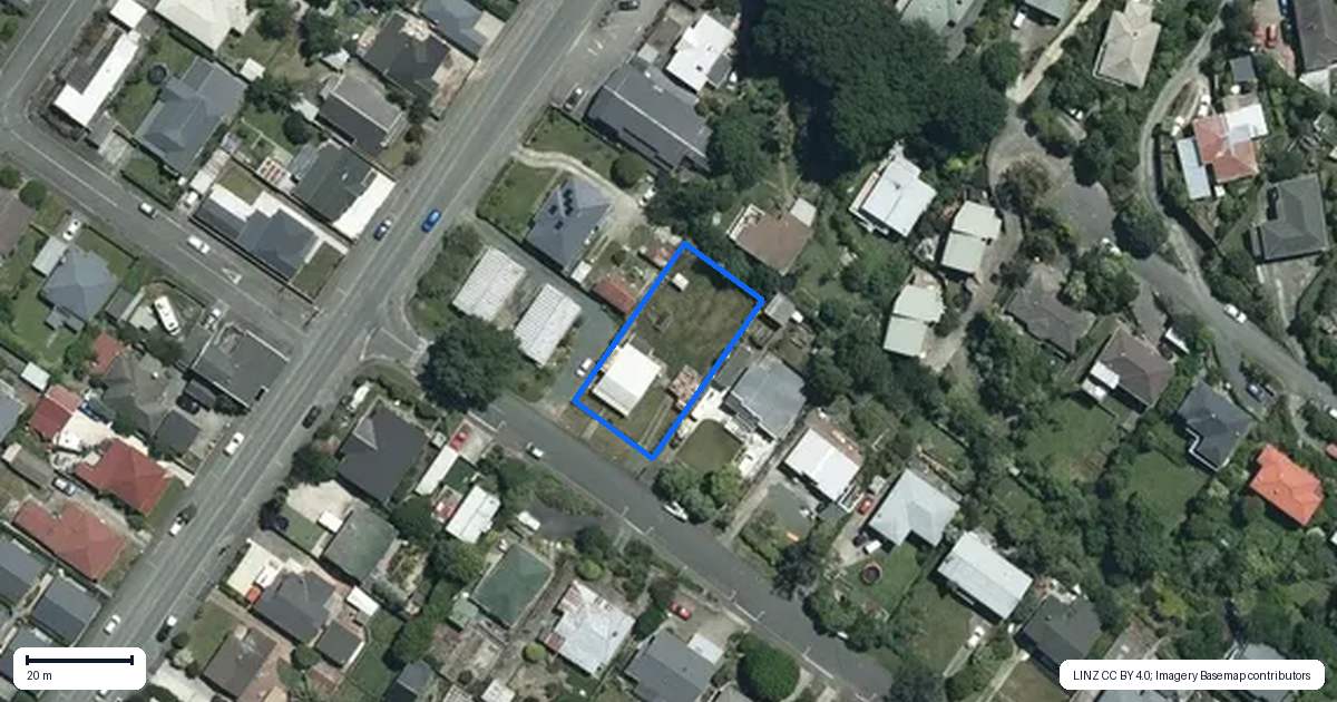 Property context map for 7 Alfred Street, Nelson South, Nelson