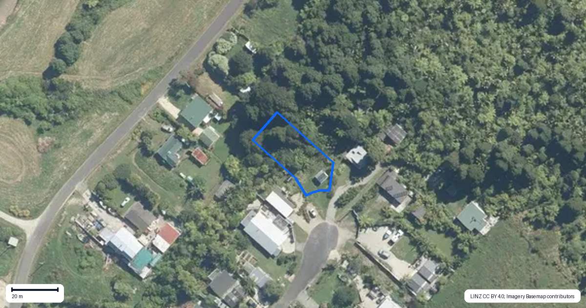 Property context map for 21 Horncastle Crescent, Little Wanganui, Karamea