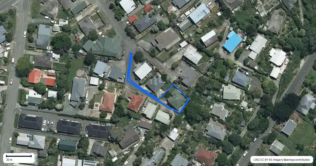 Property context map for 10D Piko Street, Toi Toi, Nelson