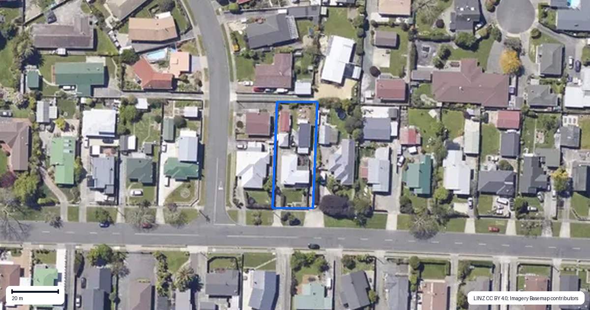 Property context map for 72A Tudor Street, Motueka
