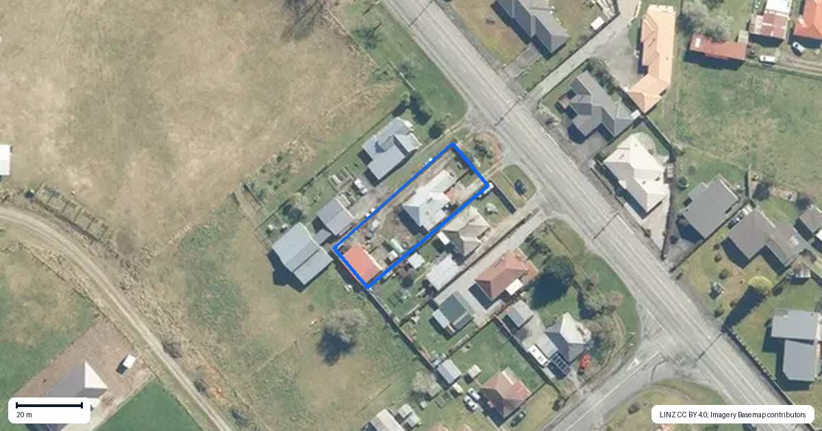 Property context map for 84 Buller Road, Reefton