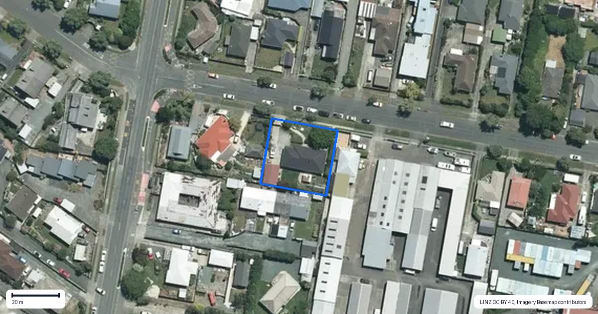 Property context map for 25 Green Street, Tahunanui, Nelson