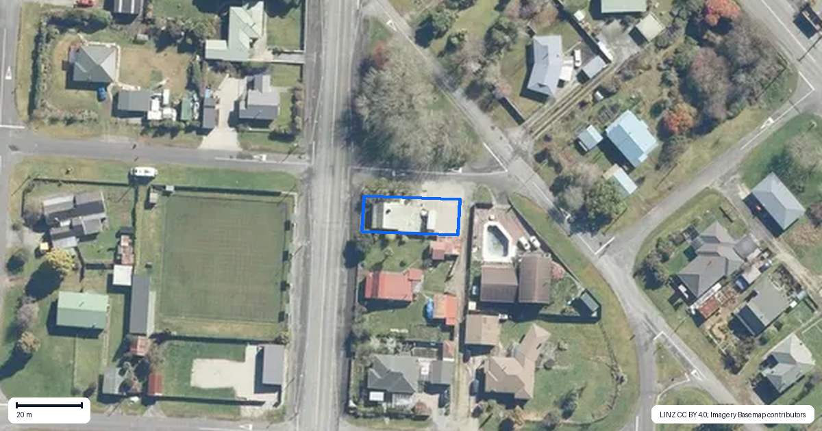 Property context map for 5 Sinnamon Street, Reefton