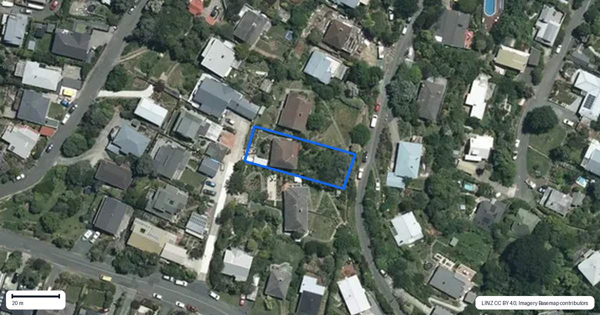 Property context map for 43 Beachville Crescent, Beachville, Nelson