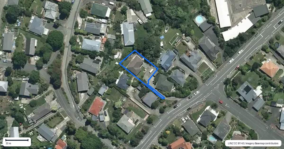 Property context map for 34A The Ridgeway, Enner Glynn, Nelson