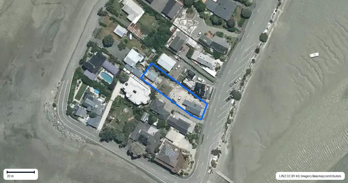 Property context map for 102 Point Road, Monaco, Nelson