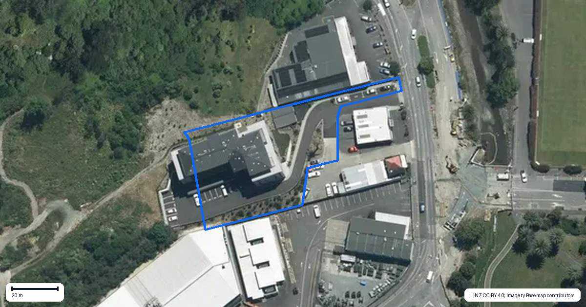 Property context map for 205/71 Haven Road, Nelson