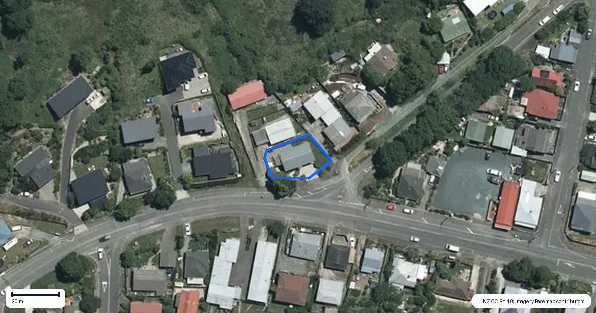 Property context map for 102 Russell Street, Stepneyville, Nelson
