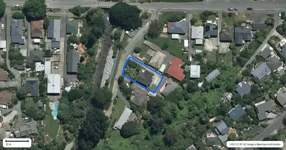 Property context map for 3 Clouston Terrace, Maitai, Nelson
