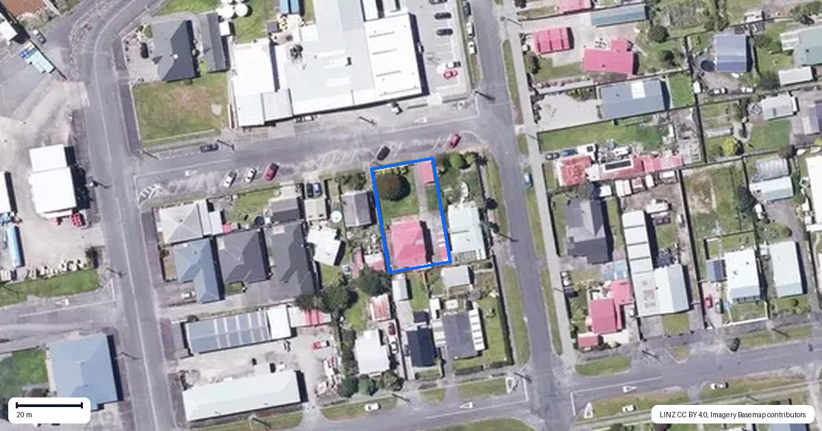 Property context map for 6 Chamberlain Street, Westport
