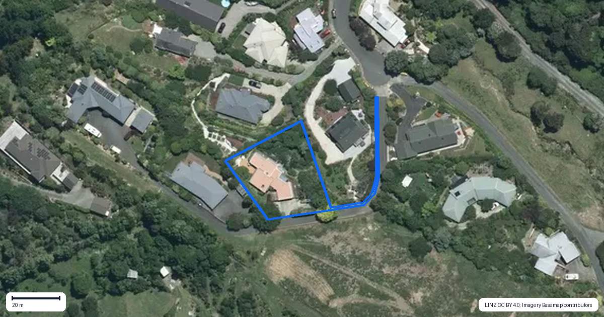 Property context map for 30 Strathaven Place, Atawhai, Nelson