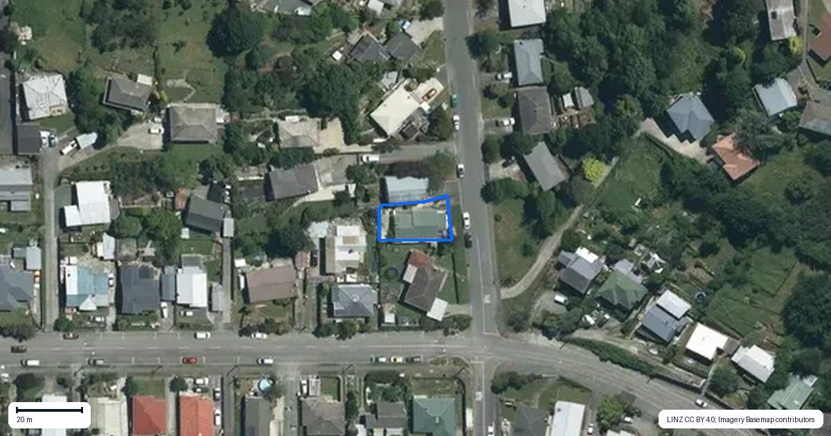 Property context map for 50A Montreal Road, Washington Valley, Nelson
