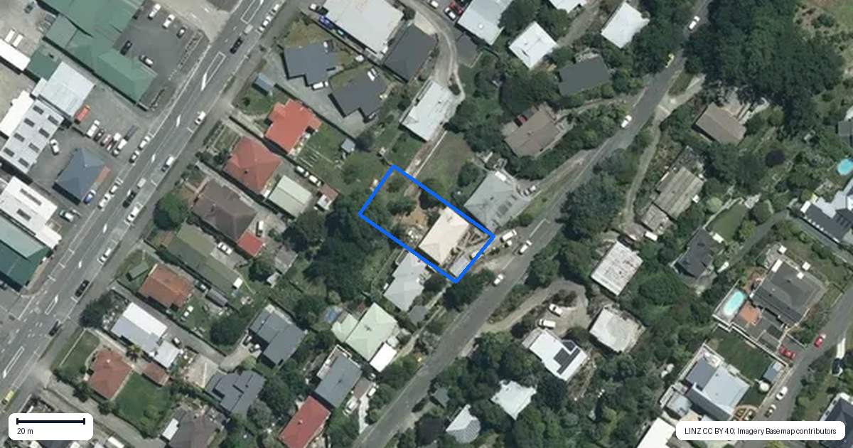 Property context map for 57 Konini Street, Nelson South, Nelson