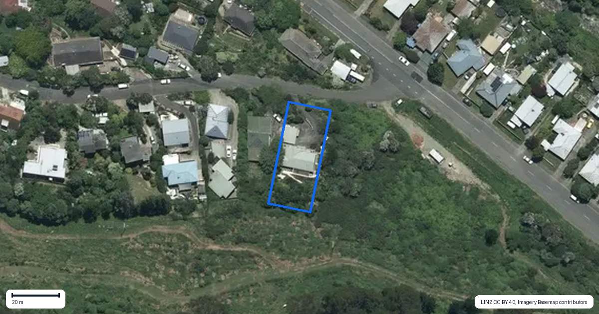 Property context map for 73 Robinson Road, The Brook, Nelson