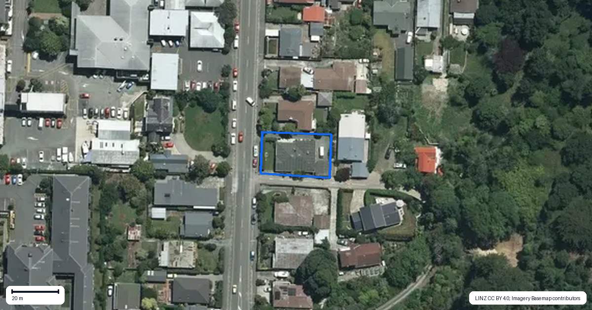 Property context map for 2/173 Milton Street, The Wood, Nelson