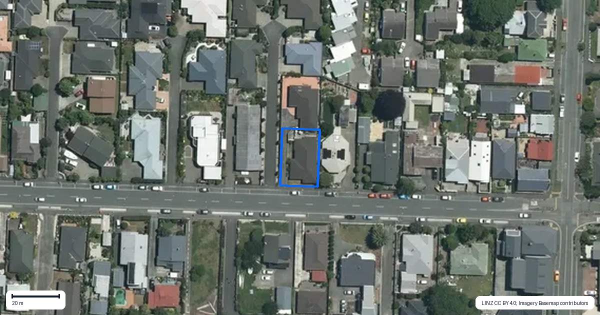 Property context map for 57 Grove Street, The Wood, Nelson