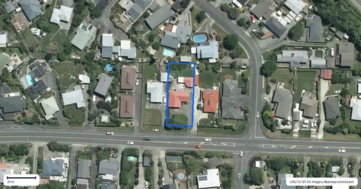 Property context map for 506 Waimea Road, Annesbrook, Nelson