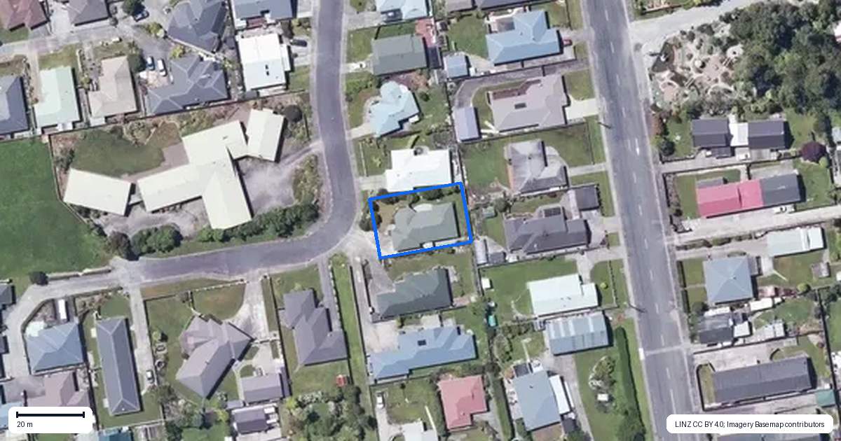 Property context map for 5 Harkness Place, Westport