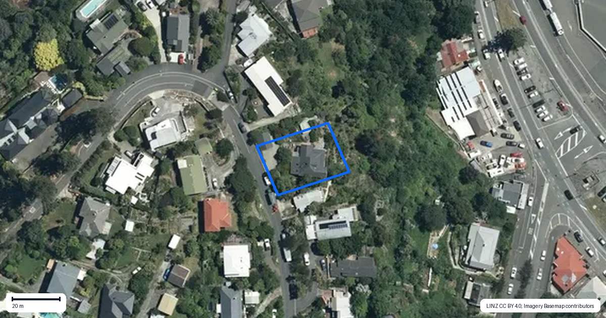 Property context map for 56 Queens Road, Stepneyville, Nelson