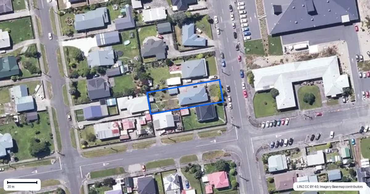 Property context map for 50A Derby Street, Westport