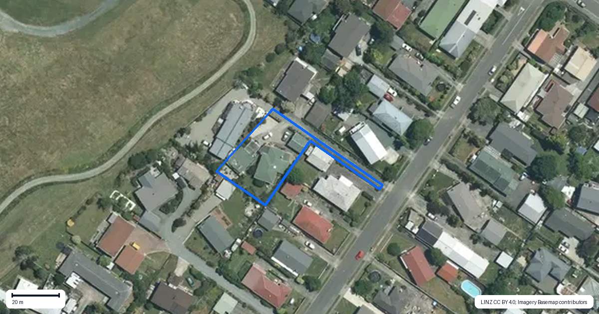 Property context map for 14C Otterson Street, Tahunanui, Nelson