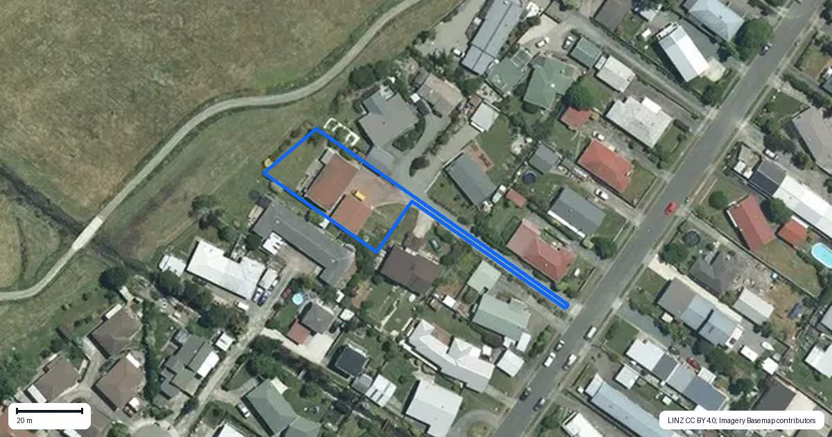 Property context map for 28 Otterson Street, Tahunanui, Nelson