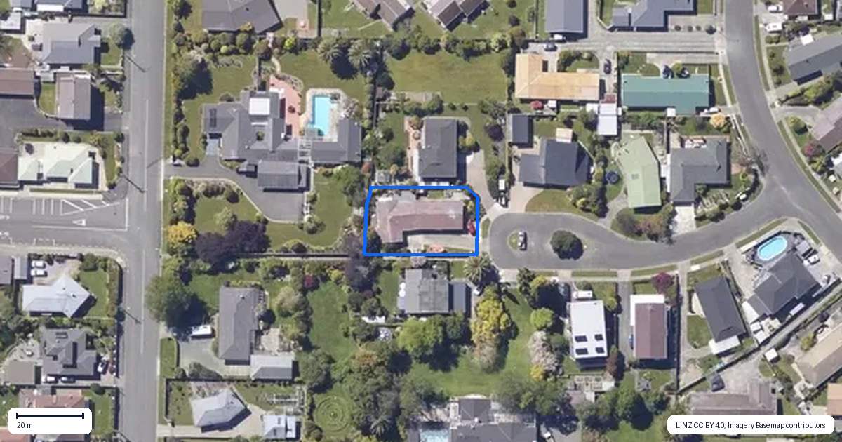 Property context map for 12A McCarthy Crescent, Motueka