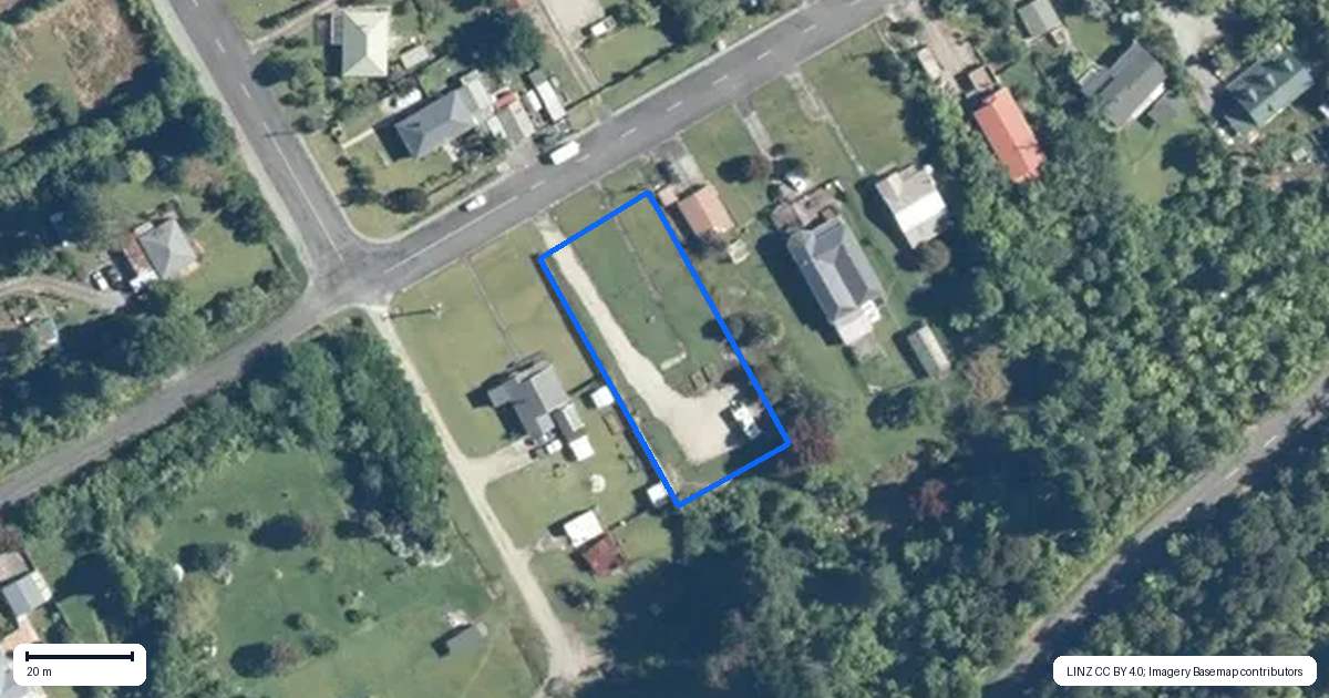 Property context map for 50 Neighbours Street, Waimangaroa, Westport