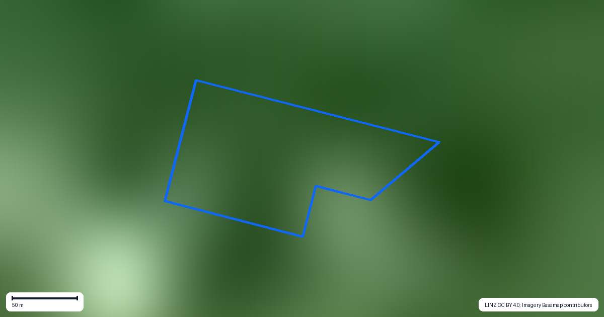 Property context map for 71 Waverley Street, Karamea