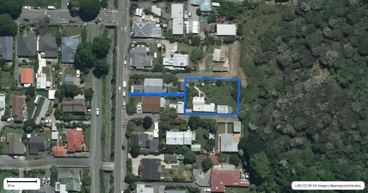 Property context map for 43A Brook Street, The Brook, Nelson