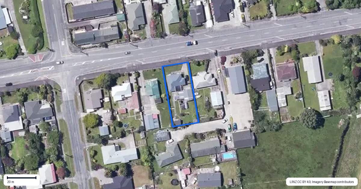 Property context map for 62 Brougham Street, Westport