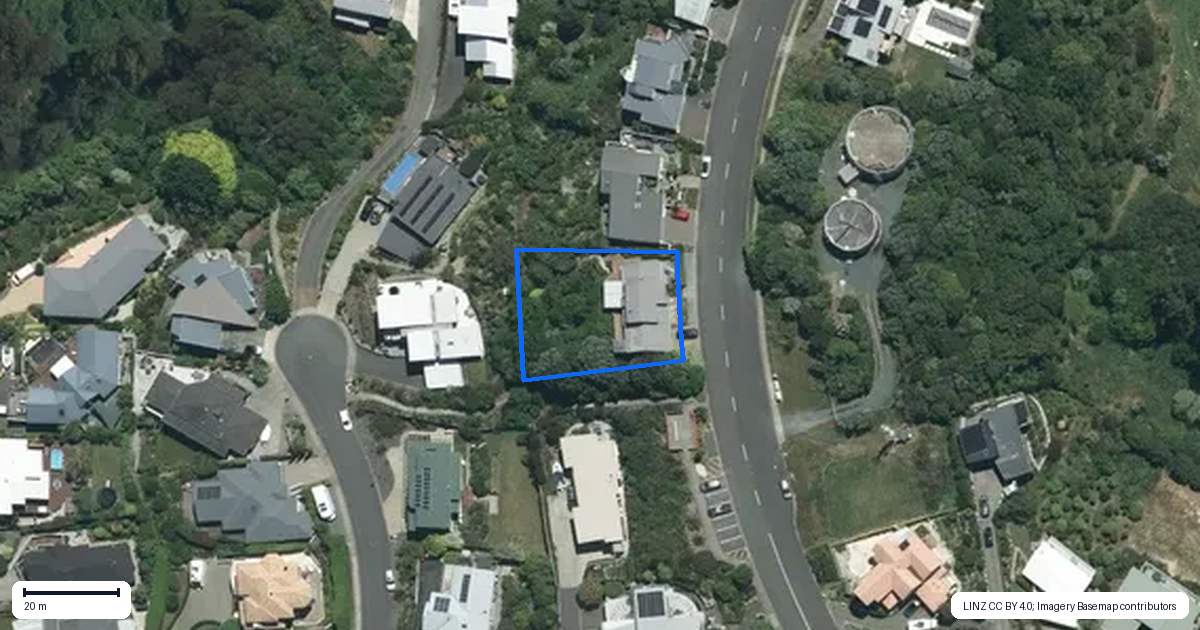 Property context map for 350 Princes Drive, Britannia Heights, Nelson