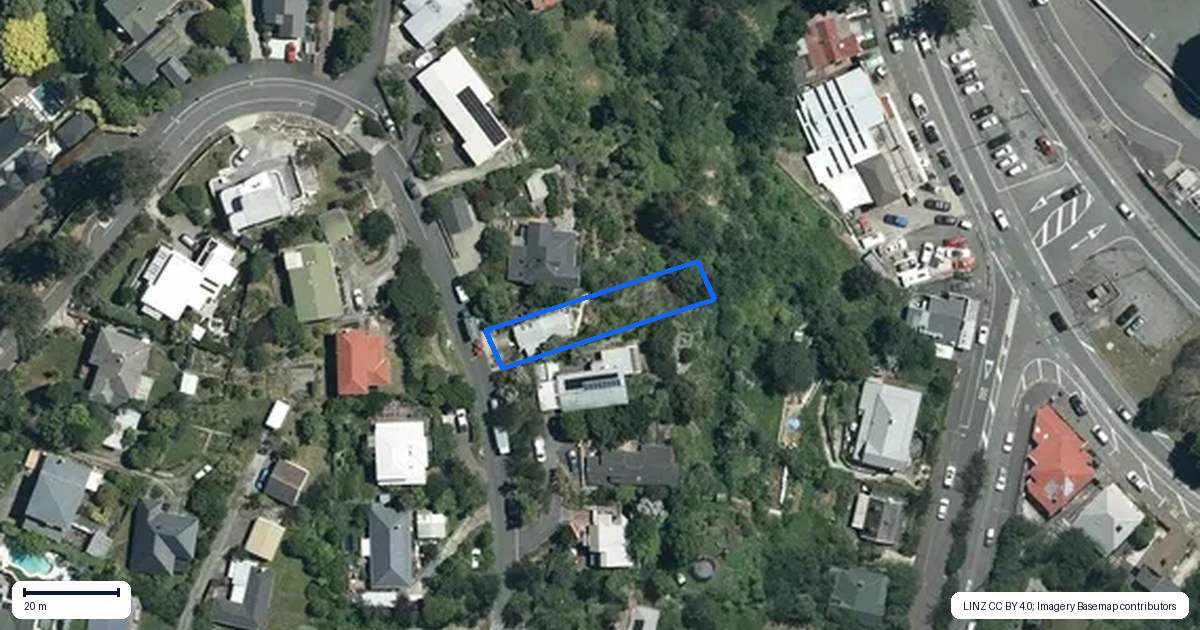 Property context map for 52 Queens Road, Stepneyville, Nelson