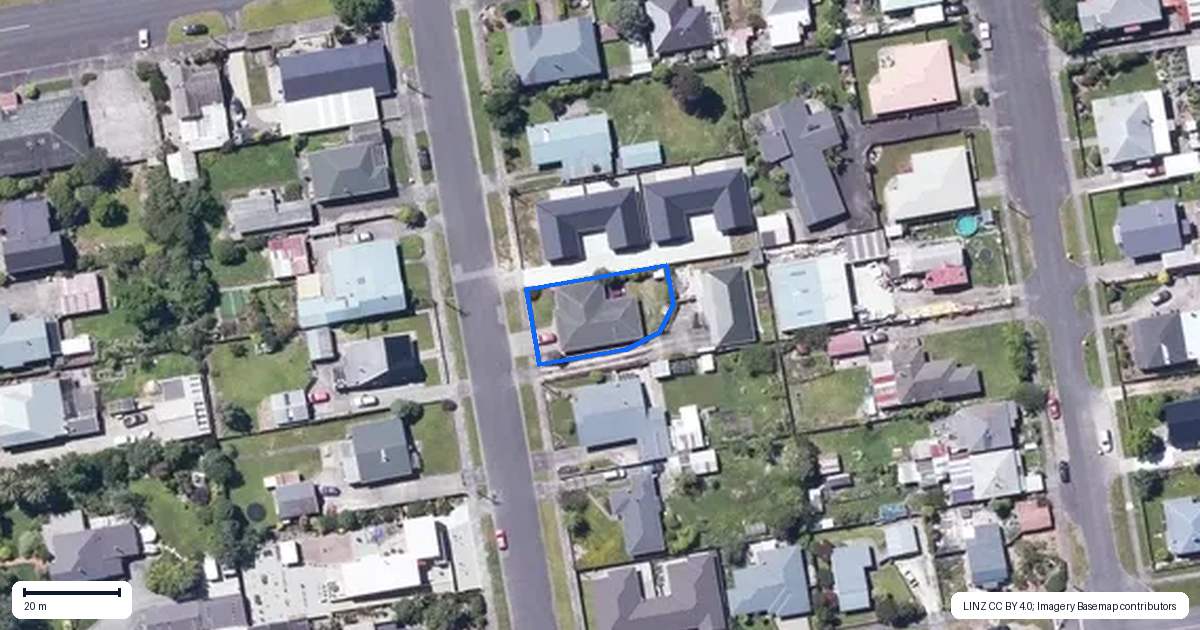 Property context map for 103 Peel Street, Westport