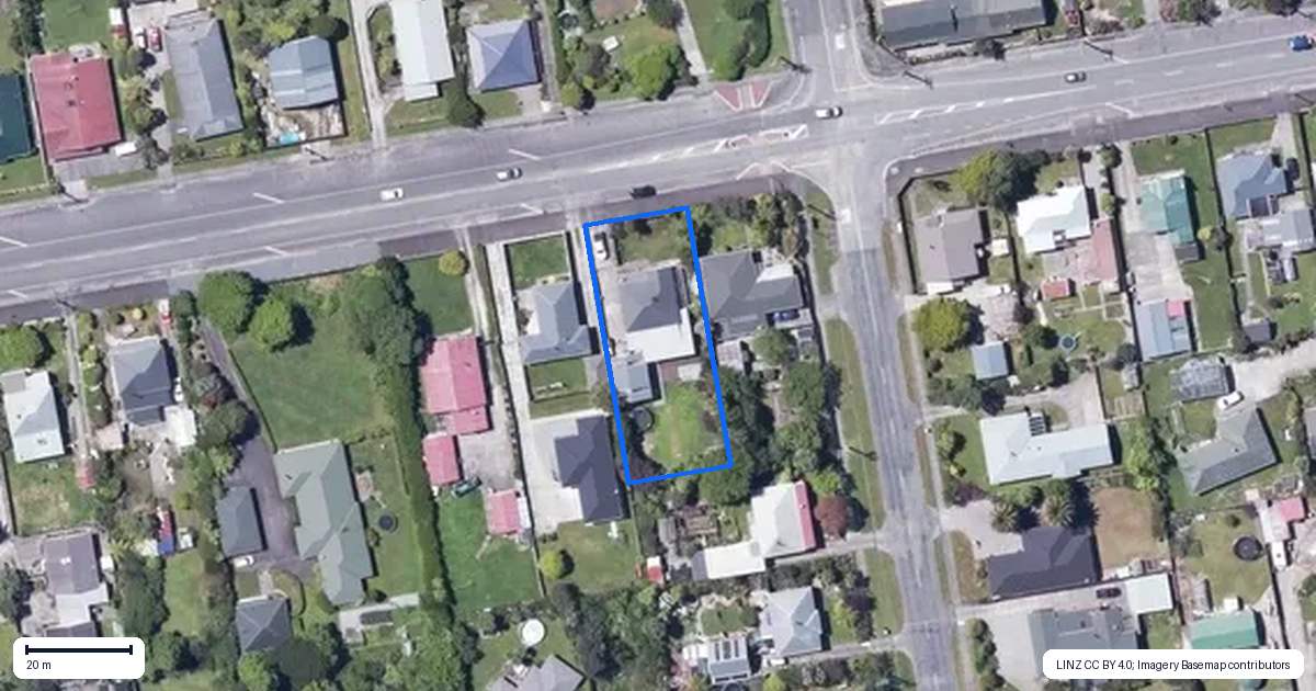 Property context map for 52 Brougham Street, Westport