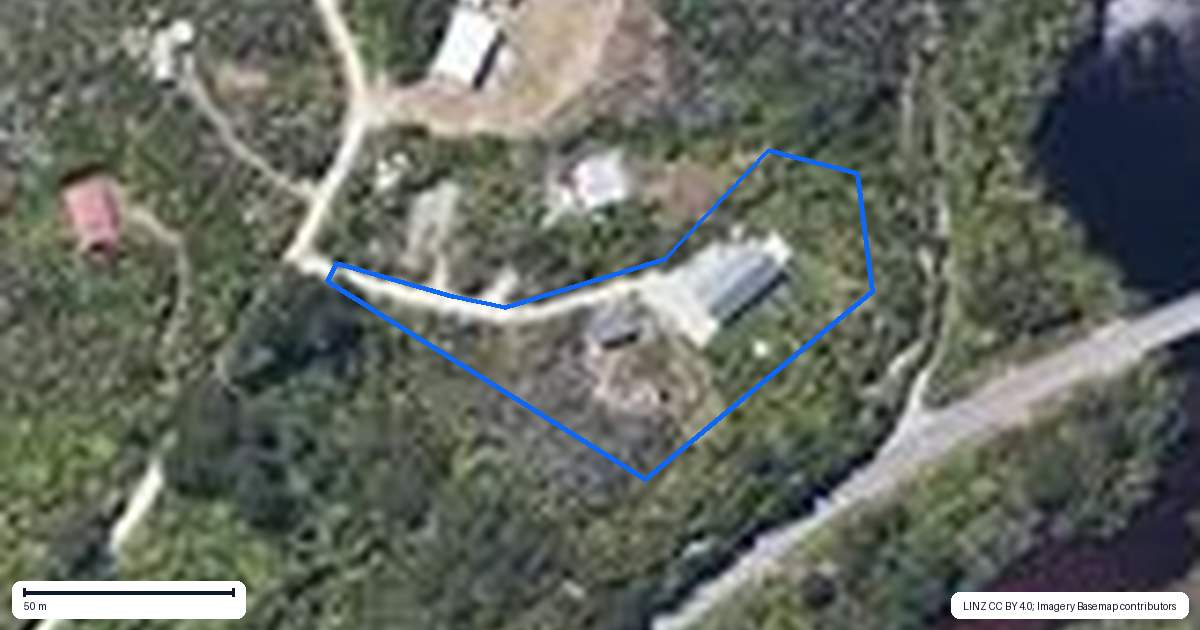 Property context map for 42B Cemetery Road, Charleston, Cape Foulwind