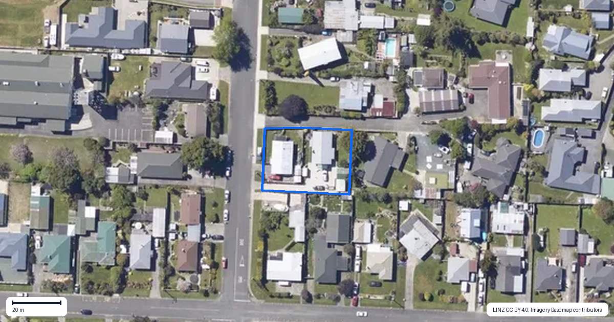 Property context map for 23B Saxon Street, Motueka