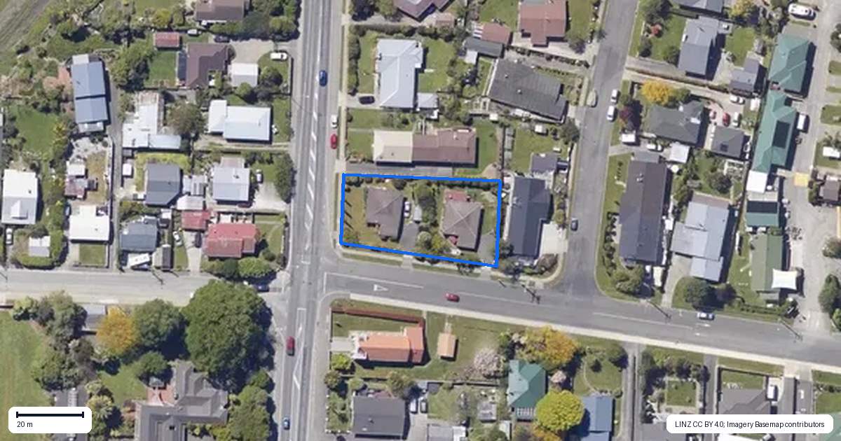 Property context map for 2B Fearon Street, Motueka